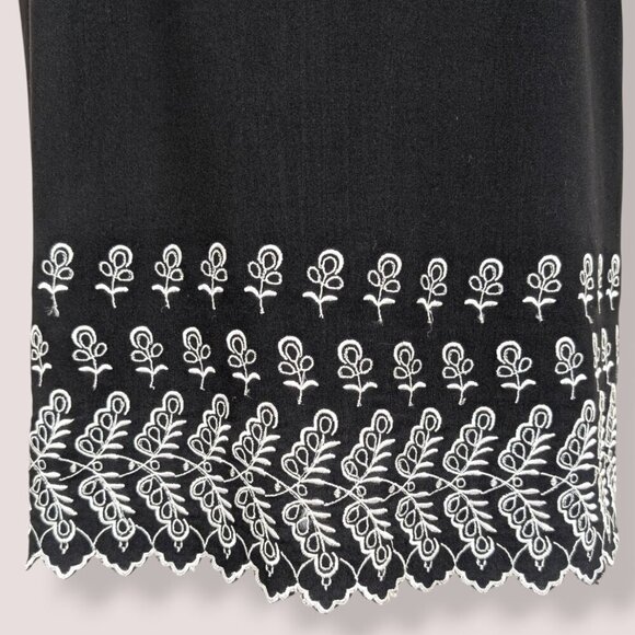 Vintage Jessica Embroidered Little Black Dress - Picture 4 of 6